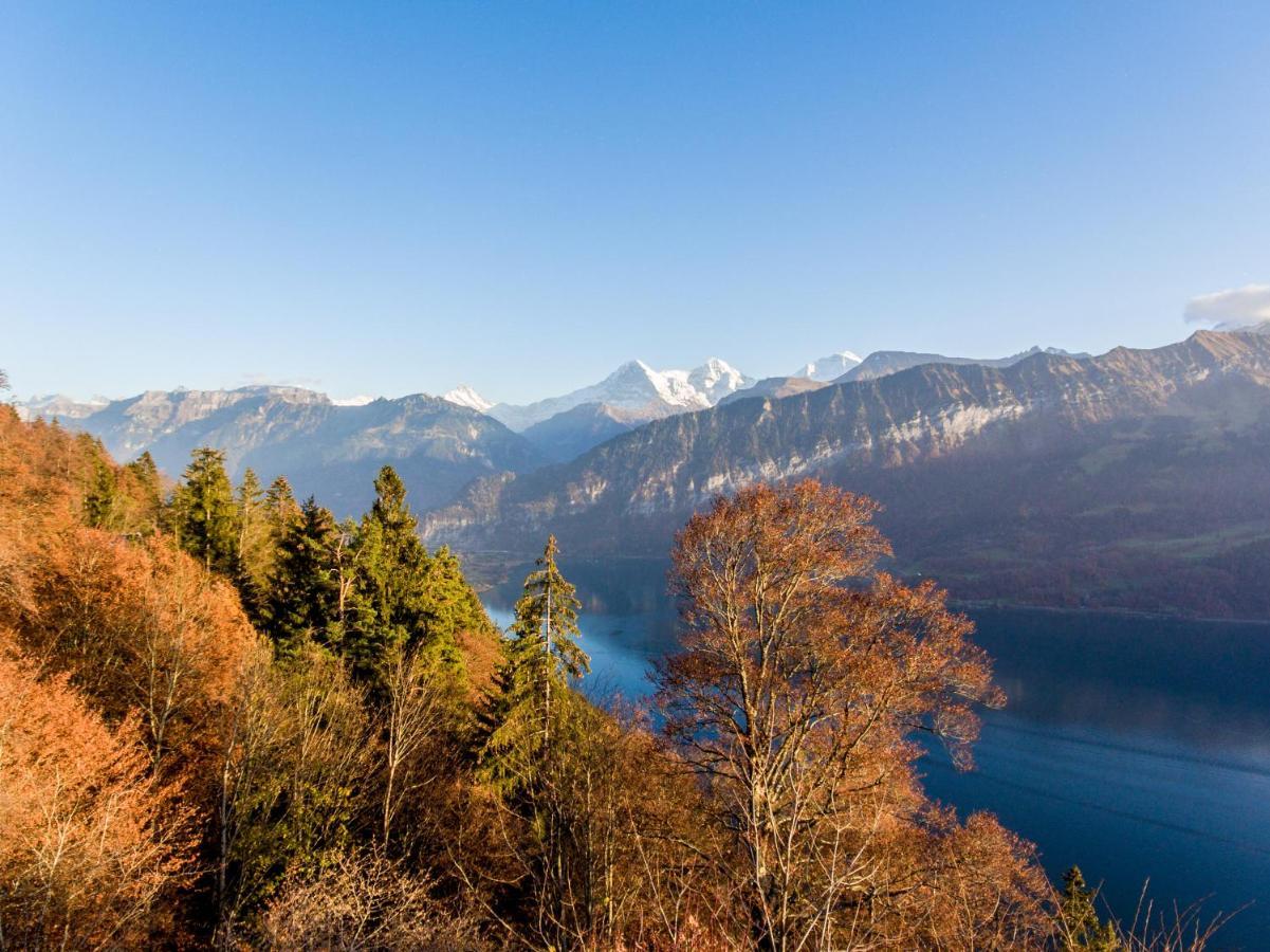 Apartment Alpenrose 2.5 Mit Mitbenutzung Spa & Wellness - Griwa Rent Ag Beatenberg Eksteriør bilde