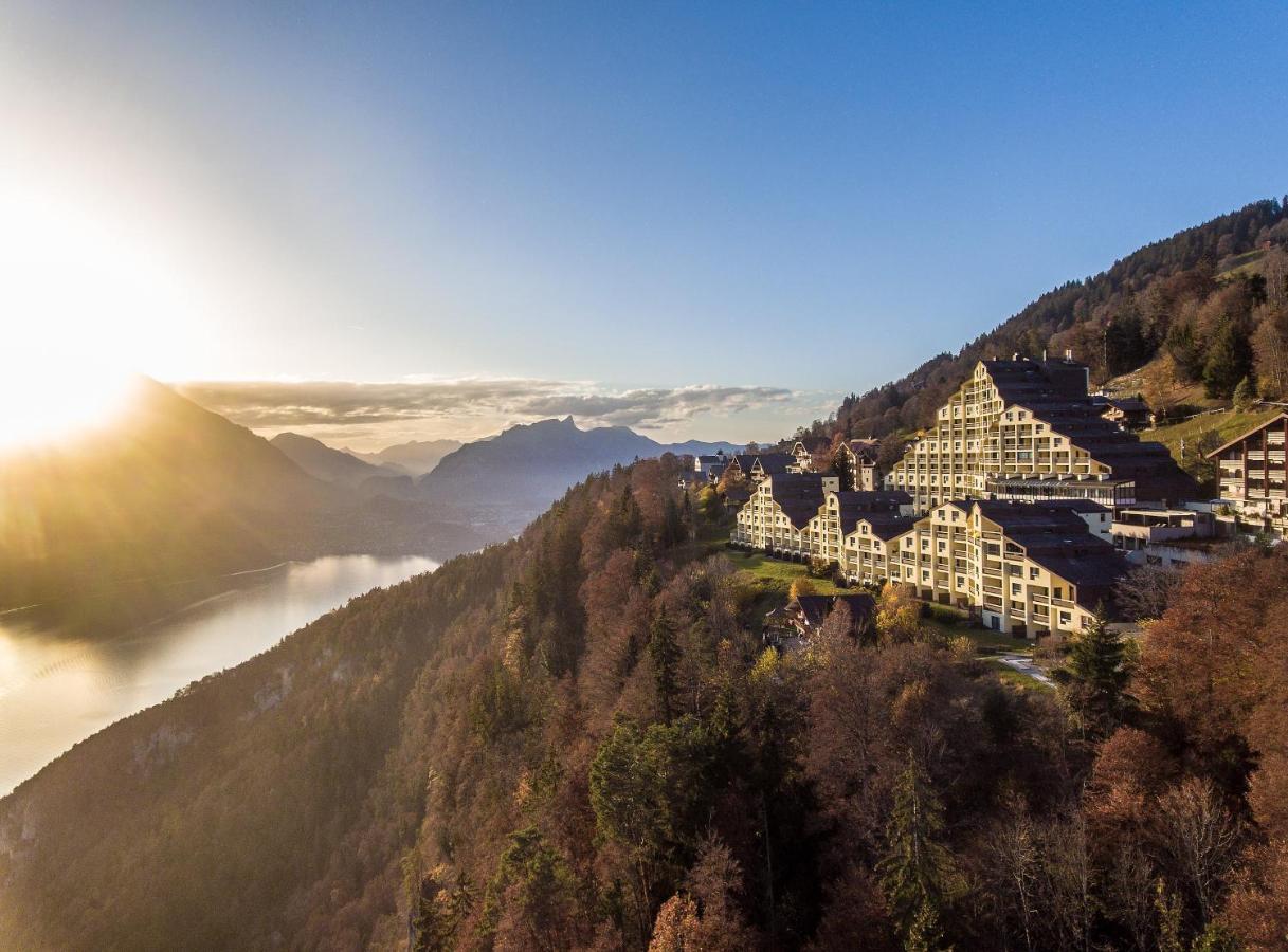 Apartment Alpenrose 2.5 Mit Mitbenutzung Spa & Wellness - Griwa Rent Ag Beatenberg Eksteriør bilde