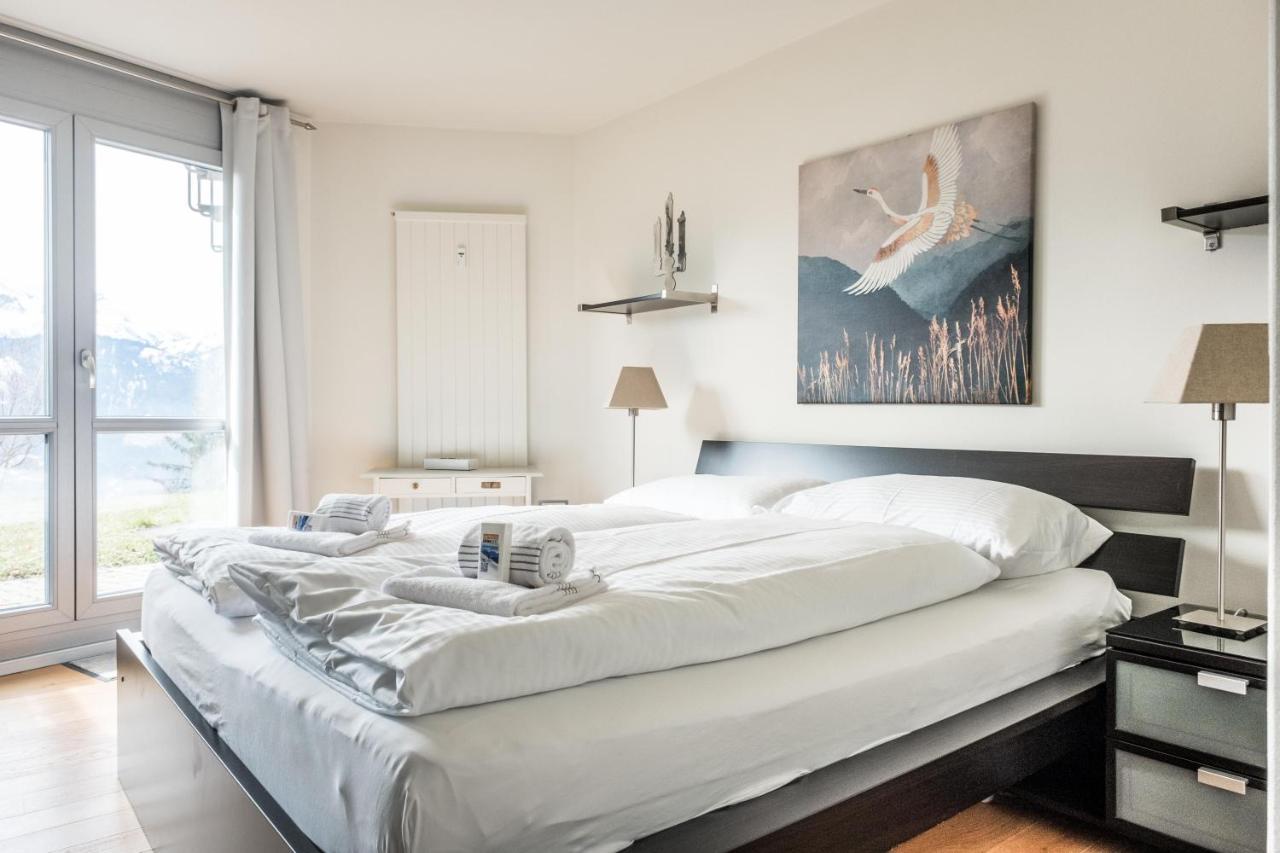 Apartment Alpenrose 2.5 Mit Mitbenutzung Spa & Wellness - Griwa Rent Ag Beatenberg Eksteriør bilde