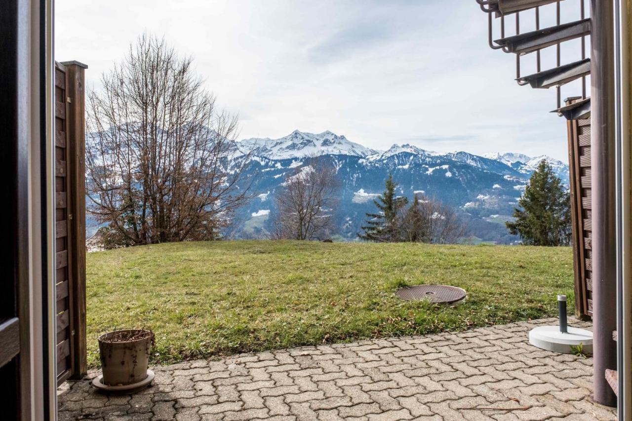 Apartment Alpenrose 2.5 Mit Mitbenutzung Spa & Wellness - Griwa Rent Ag Beatenberg Eksteriør bilde