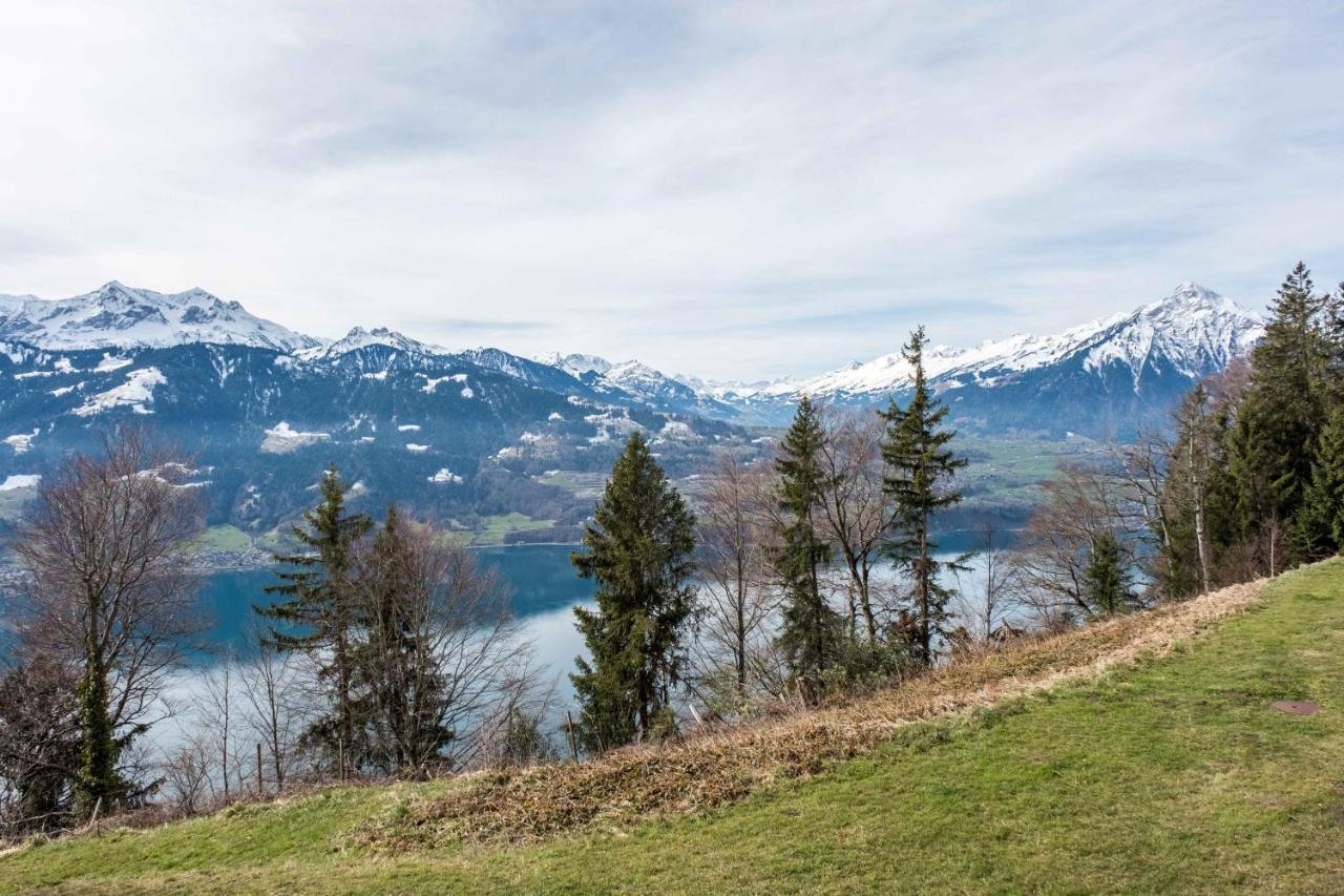 Apartment Alpenrose 2.5 Mit Mitbenutzung Spa & Wellness - Griwa Rent Ag Beatenberg Eksteriør bilde