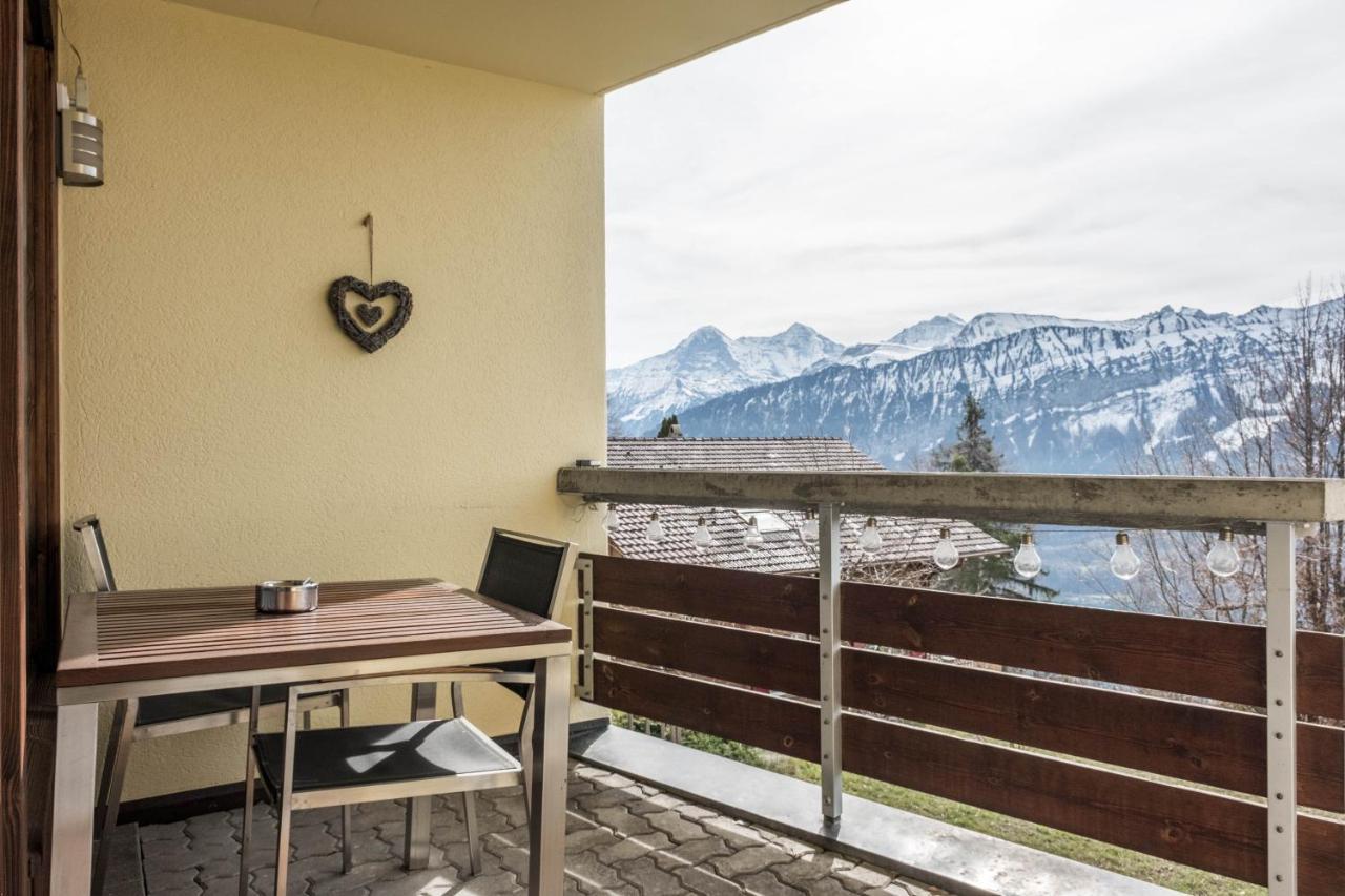 Apartment Alpenrose 2.5 Mit Mitbenutzung Spa & Wellness - Griwa Rent Ag Beatenberg Eksteriør bilde